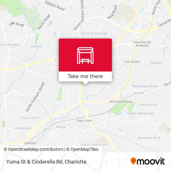 Mapa de Yuma St & Cinderella Rd