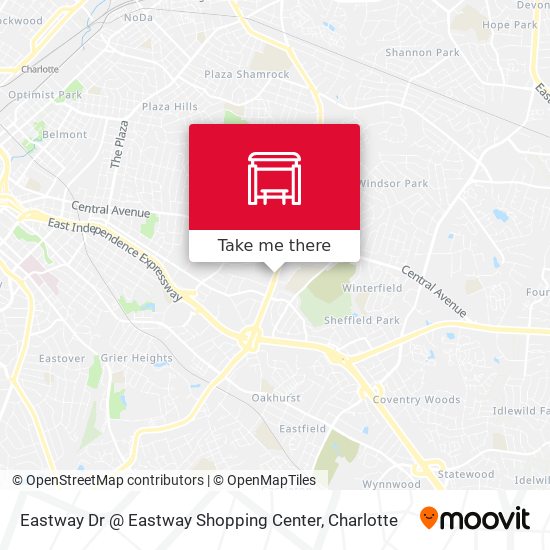 Eastway Dr @ Eastway Shopping Center map