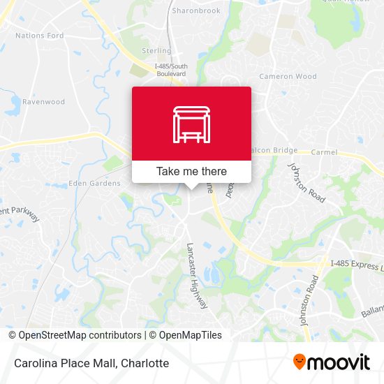 Carolina Place Mall map