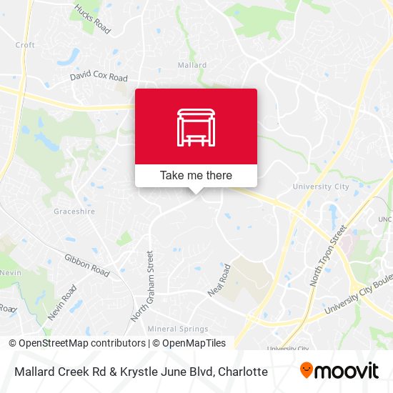 Mallard Creek Rd & Krystle June Blvd map