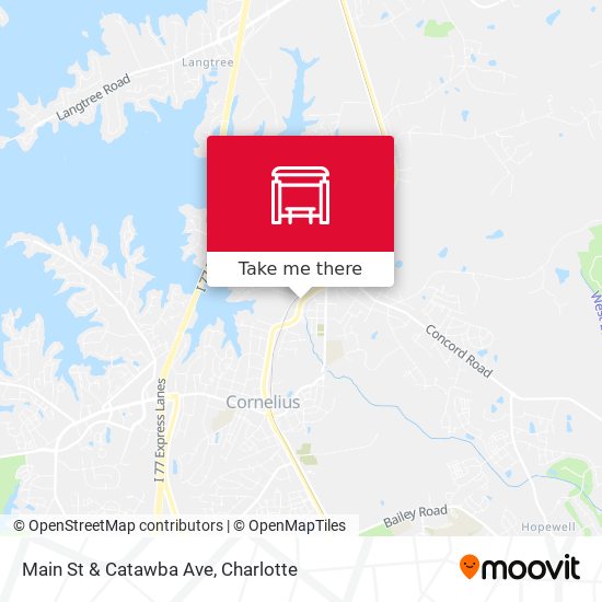 Mapa de Main St & Catawba Ave