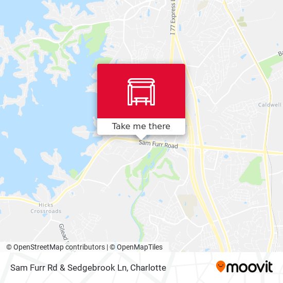 Sam Furr Rd & Sedgebrook Ln map