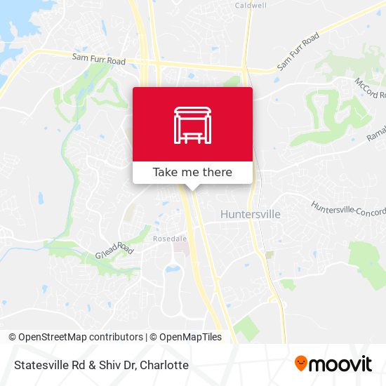 Mapa de Statesville Rd & Shiv Dr