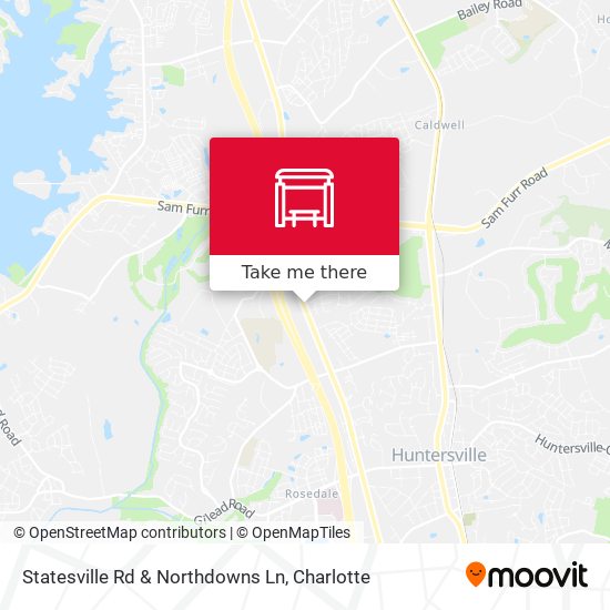 Statesville Rd & Northdowns Ln map