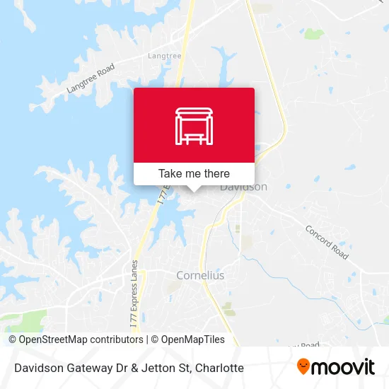 Mapa de Davidson Gateway Dr & Jetton St