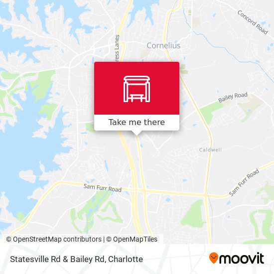 Statesville Rd & Bailey Rd map