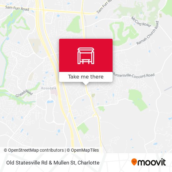 Mapa de Old Statesville Rd & Mullen St
