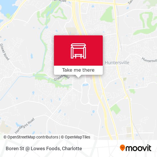 Mapa de Boren St @ Lowes Foods