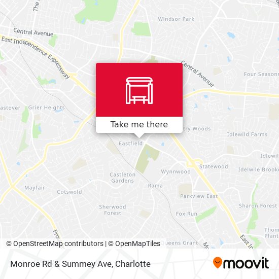 Mapa de Monroe Rd & Summey Ave