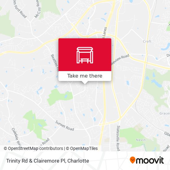 Mapa de Trinity Rd & Clairemore Pl