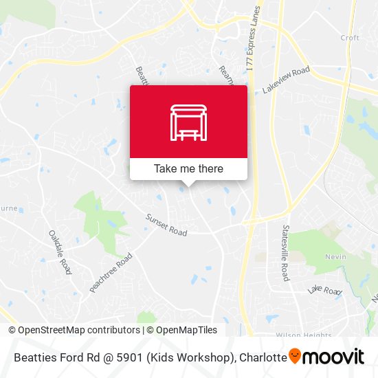 Beatties Ford Rd @ 5901 (Kids Workshop) map