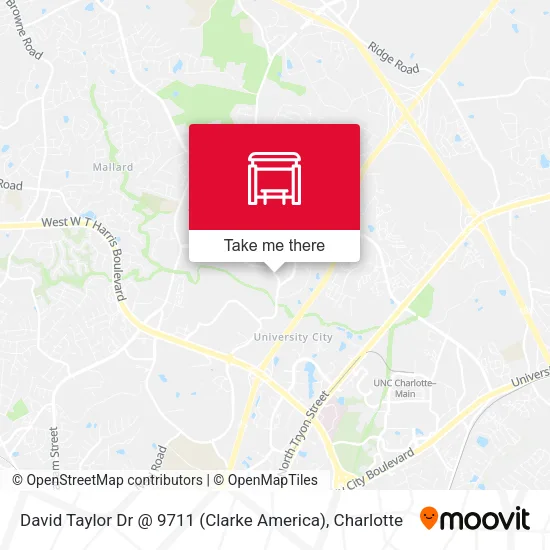 Mapa de David Taylor Dr @ 9711 (Clarke America)