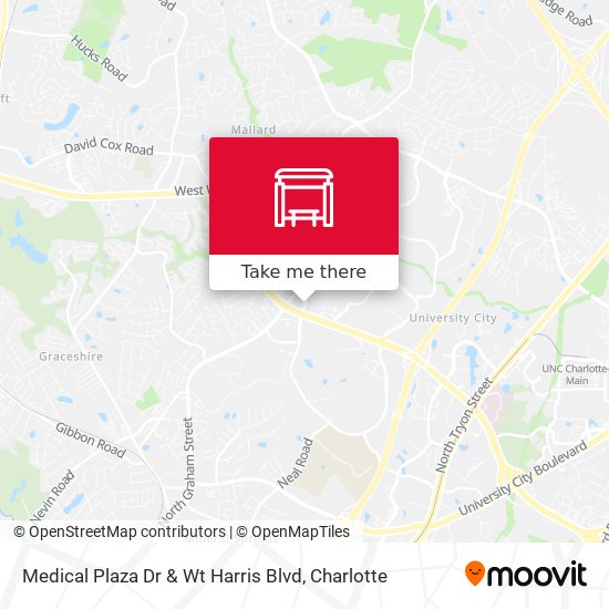 Mapa de Medical Plaza Dr & Wt Harris Blvd