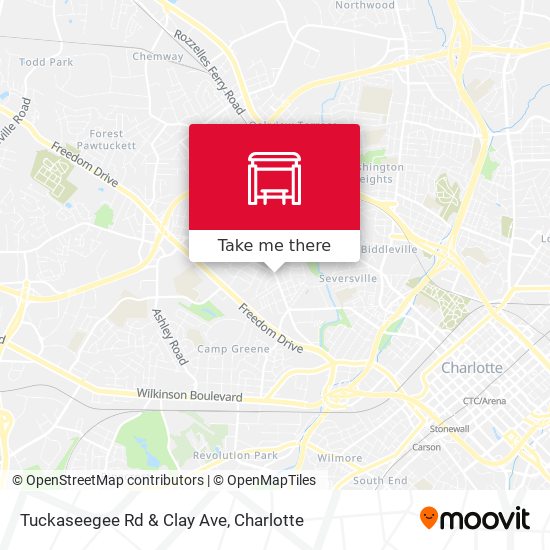 Tuckaseegee Rd & Clay Ave map