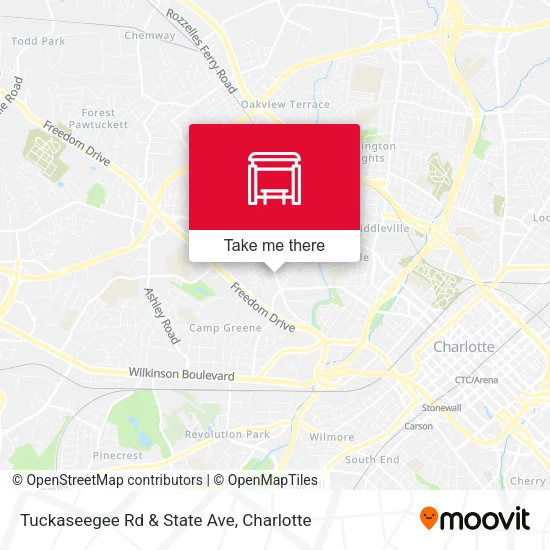 Tuckaseegee Rd & State Ave map