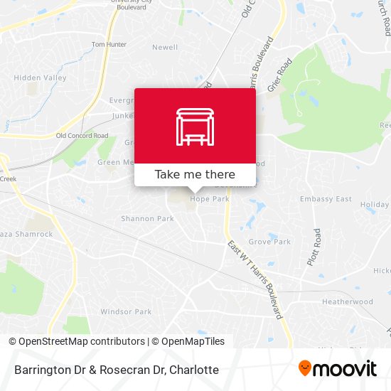 Mapa de Barrington Dr & Rosecran Dr