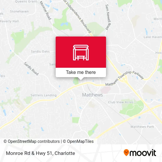 Mapa de Monroe Rd & Hwy 51