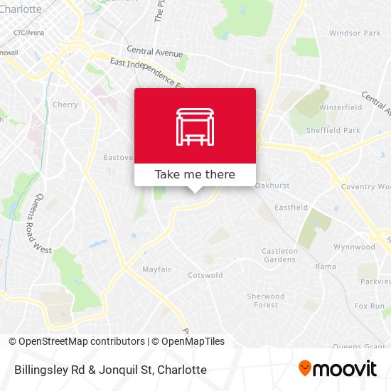 Billingsley Rd & Jonquil St map