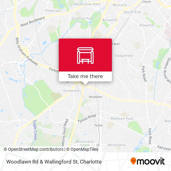 Mapa de Woodlawn Rd & Wallingford St