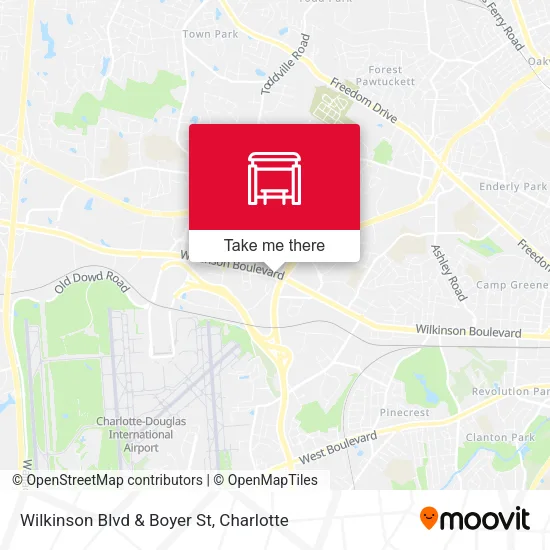 Mapa de Wilkinson Blvd & Boyer St