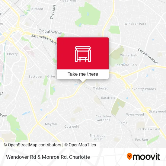 Mapa de Wendover Rd & Monroe Rd
