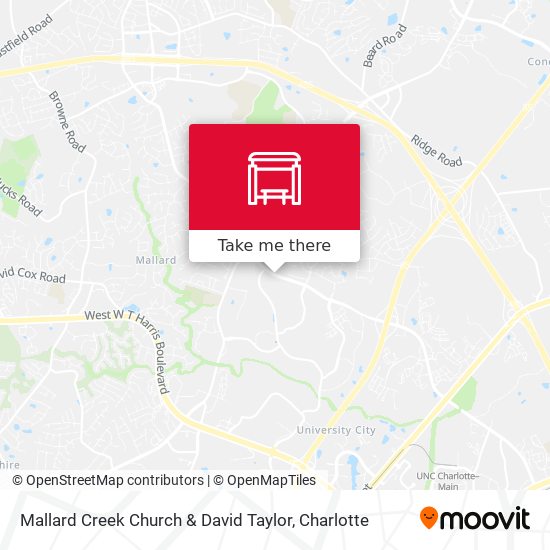 Mapa de Mallard Creek Church & David Taylor