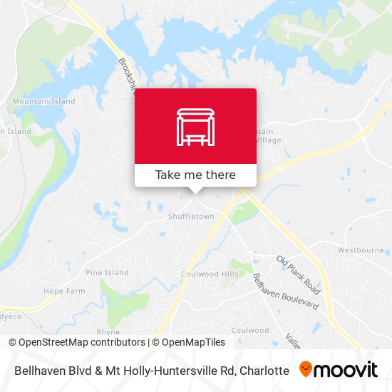 Bellhaven Blvd & Mt Holly-Huntersville Rd map