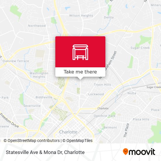 Mapa de Statesville Ave & Mona Dr