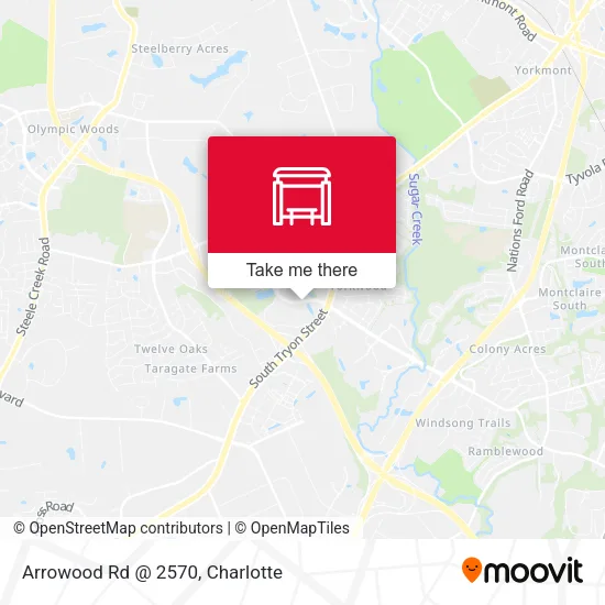 Mapa de Arrowood Rd @ 2570