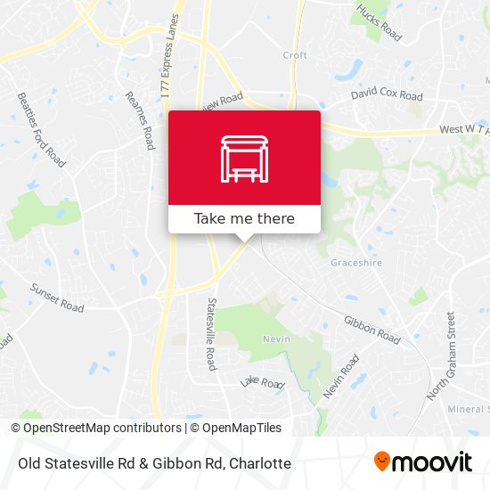 Mapa de Old Statesville Rd & Gibbon Rd