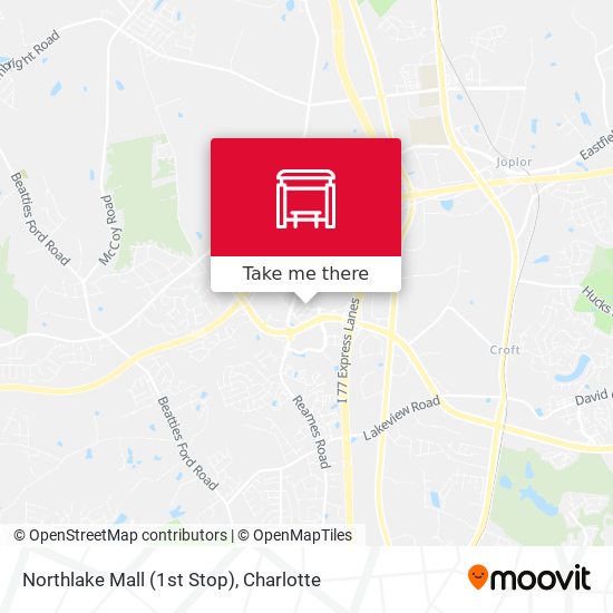 Mapa de Northlake Mall (1st Stop)