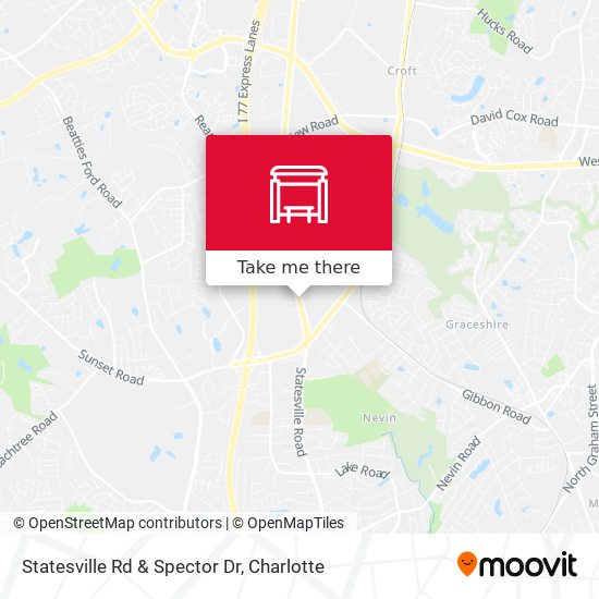 Statesville Rd & Spector Dr map