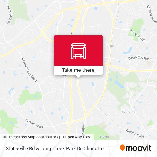 Mapa de Statesville Rd & Long Creek Park Dr