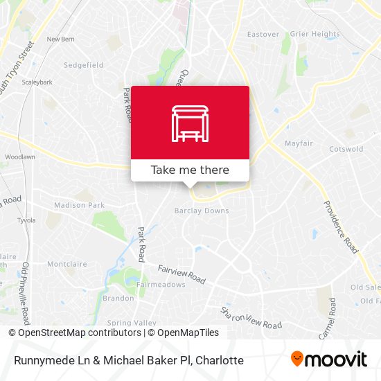 Runnymede Ln & Michael Baker Pl map