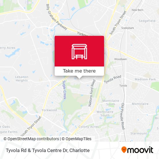 Mapa de Tyvola Rd & Tyvola Centre Dr