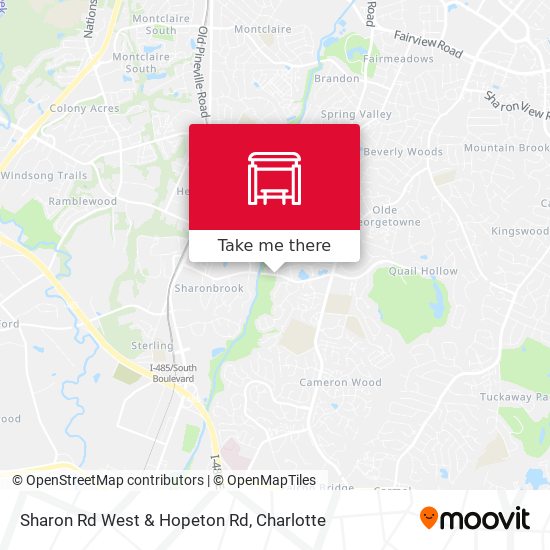 Sharon Rd West & Hopeton Rd map