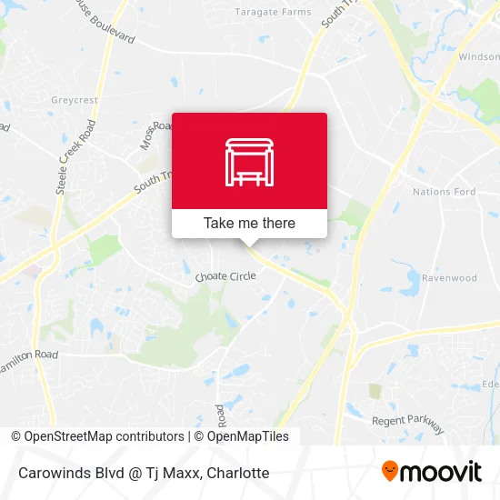Carowinds Blvd @ Tj Maxx map