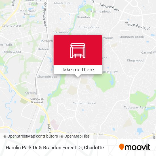 Hamlin Park Dr & Brandon Forest Dr map