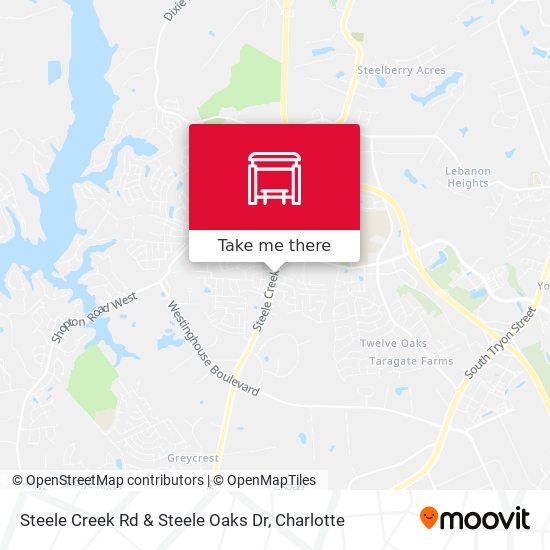 Steele Creek Rd & Steele Oaks Dr map