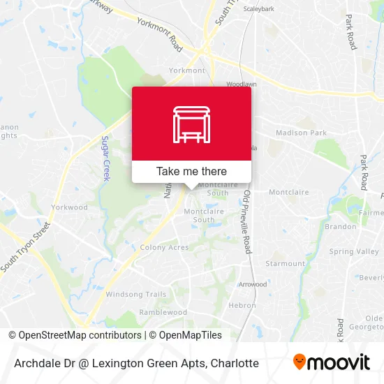 Archdale Dr @ Lexington Green Apts map