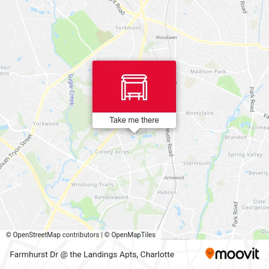 Farmhurst Dr @ the Landings Apts map