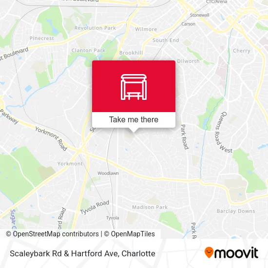 Mapa de Scaleybark Rd & Hartford Ave