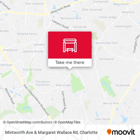 Mintworth Ave & Margaret Wallace Rd map