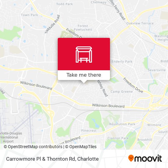 Carrowmore Pl & Thornton Rd map