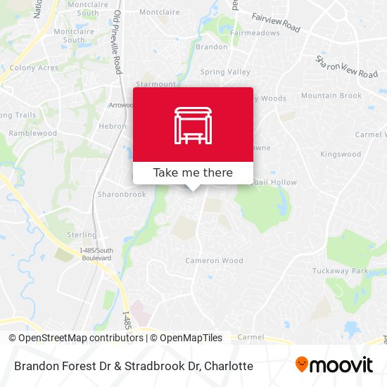 Brandon Forest Dr & Stradbrook Dr map