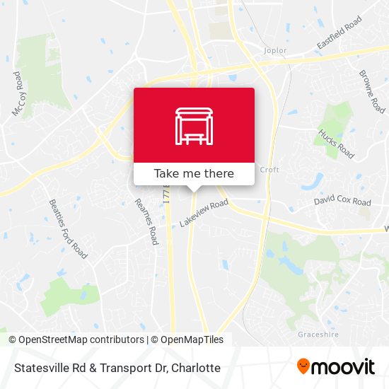 Statesville Rd & Transport Dr map