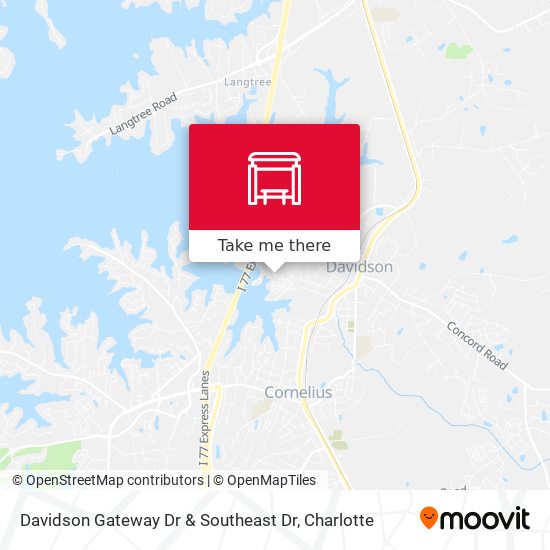 Davidson Gateway Dr & Southeast Dr map