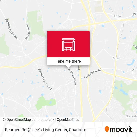Mapa de Reames Rd @ Lee's Living Center