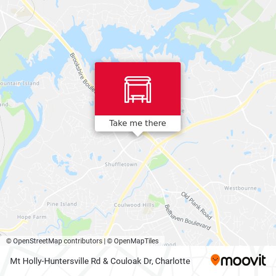 Mapa de Mt Holly-Huntersville Rd & Couloak Dr