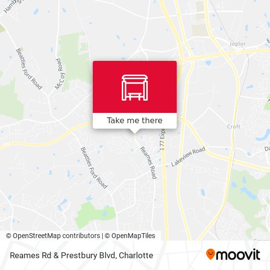 Reames Rd & Prestbury Blvd map